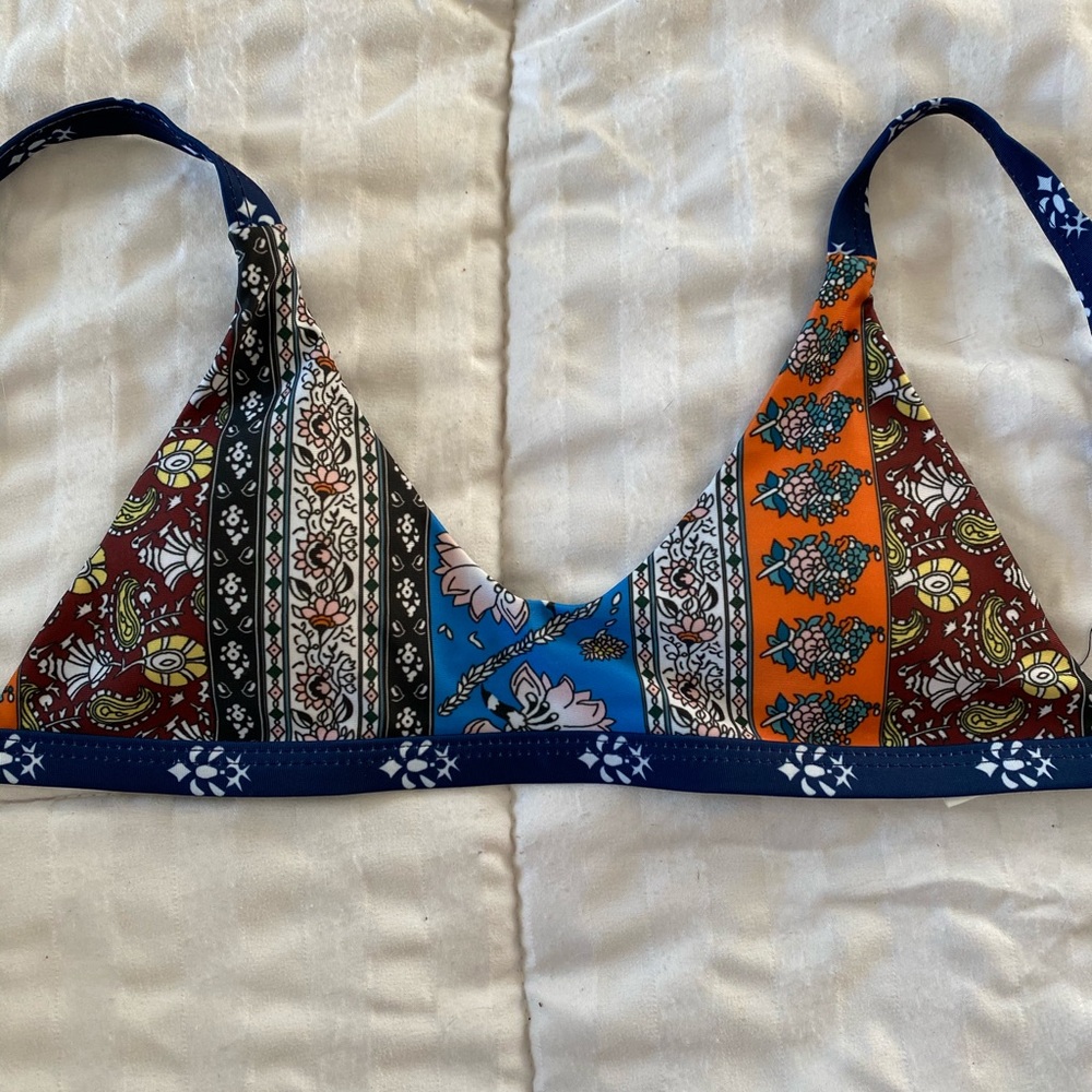 boho patterned bikini top - Picture 2 of 5